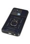Ilkeshop New Realme C25Y Case with Pars Lens Ring Silicone (151641) - Navy Blue - 5