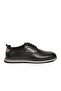 Black Genuine Leather Men's Casual Shoes 2555 m - 3