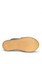 7714 Blue Genuine Leather Women's Slippers - 5