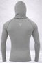 Men's Face Mask Hooded Stretchy Fabric Fisherman Biker Sailing Long Sleeve Sports Sweatshirt - 6