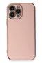Ilkeshop New iPhone 13 Pro Case Volet Silicone (194448) - Pink - 2