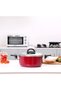 Non Stick Casserole With Glass Lid 28 cm, Red, RF6442 - 4