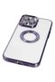 Ilkeshop New iPhone 14 Pro Case Slot Silicone (103500) - Purple - 4