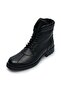 45 46 47 Size Men's Boots Black Leather Wide Fit Winter Model