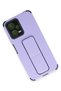 Ilkeshop New Poco X5 5g Case with Mega Stand Silicone (140659) - Lilac - 3