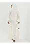 Zümra Stone Robe - White - 2