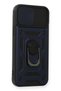 Ilkeshop New iPhone 12 Pro Case Pars Silicone with Lens Ring (170948) - Navy Blue - 2