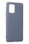 Ilkeshop New Galaxy A91 / S10 Lite Case Nano Inside Velvet Silicone (175053) - Gray - 2