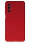 Ilkeshop New Galaxy M52 5g Case Nano Inside Velvet Silicone (204842) - Red