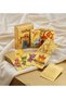 Pokémon Compatible Gold Card Collection - 25 Pieces of Gold-Plated Metallic Pvc Unbreakable Card Deck - 4