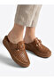 Genuine Leather Taba Velcro Orthopedic Sole Sabo Women's Slippers - 2