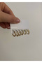 Set of 6 Patterned Minimal Multiple Earrings - 3