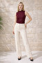 Women's Half Turtleneck Tshirt Sleeveless Blouse - 2