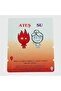 ILKESHOP 2li Ateş اند واوتر (04917) سوار مع بطاقة - أحمر