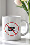 330ml Printed White Ceramic Mug Cup with Humorous Writing - 2