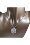 Orora Silver Color 30mm Tulip Figured Necklace