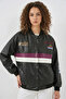 Women's Printed Faux Leather Claret Red Jacket - 4