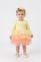 Yellow Tutu Skirt Long Sleeve Baby Girl Ballerina Dress - Miranda