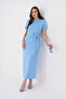 Yandan Buckle Crystal Dress - 8