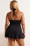 Women's Plus Size Swimsuit Skirted Halter Neck Halter Sleeveless Double Breasted Top Supported - 5