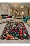 Sdt Be Bold Be You Written Surrealist Art Woven Base Decorative Carpet Sdt837