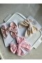 Girl's & Adult Compatible 3-Piece Bow Buckle Set - 2