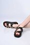Laceless Buckle Poly Sole Genuine Leather Open Back Sandals 341-1119 Women's Sandals - 4