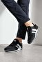 Men's Sneaker Daily Comfortable Sole Sports Shoes Black White - 3