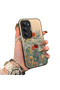 Redmi 15 5g Compatible Silicone Edge Hard Back Anti-Fall Phone Case with Flower Pattern