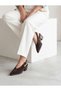 26Y9851 Genuine Leather Open Back Western Shoes for Women - 8