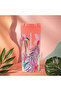 Peach Color Stainless Steel Thermos with Floral Motif Soft Texture 443ml - 2
