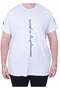 Men's Oversized Crew Neck T-Shirt Los Angeles 26155 White - 4