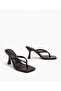 Vera Women's Thin Strap Flip-Flop Heeled Slippers