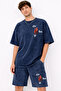 Anthracite Washed Oversize Set 100% Cotton Soft Fabric Stylish and Comfortable - 2