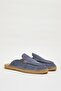 Manas Model Genuine Suede Leather Rubber Sole Slippers