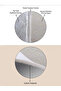 Gray Black White Patterned Washable Non-Slip Bath Mat Set of 2 Large 80X120 60X100 - 3