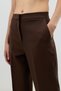 Coffee Classic Straight Cut Women's Trousers - 4