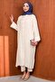 Ecru Buttoned Muslin Tunic - 3