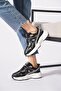 Pardes Leave Your Mark Thick Sole Women's Sports Shoes Black - White - 3