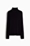 Wool polo neck top - 5