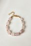 Certified Amorphous Pink Quartz Natural Stone Bracelet