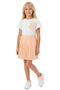 Girl's Floral Appliqué T-Shirt and Polka Dot Pleated Skirt 2-Piece Set 2-5 Years Old - 3