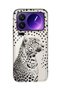 Xiaomi 17 Pro Compatible Leopard Pattern Transparent Phone Case