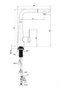 Eridan Purification Compatible Brushed Steel Spiral Kitchen Faucet - 7