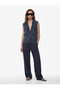 Viscose Cupro Fabric Wide Leg Pants with Elastic Waist, Lace-Up and Pockets