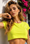 Women's Cotton Oversize Short Sleeve Crop T-Shirt - 3