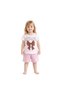 Girl's 100% Cotton Bow Detailed Shorts Set