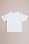 Cherry Embroidered Crew Neck Modal Girls' T-Shirt - 5