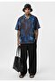 Patterned Ribbed Oversize Shirt - 2