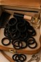 Women's Black 20 Pieces Medium Size Buckles